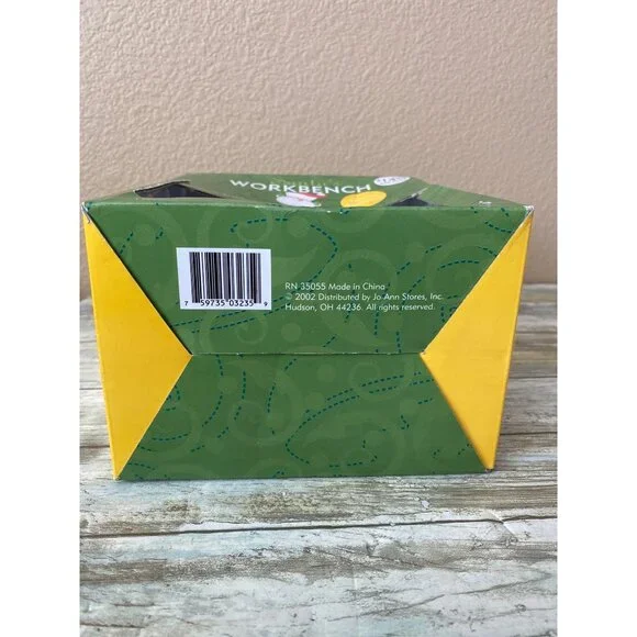 Santa’s Workbench Duck Pond Trees Resin Village Accessory 2002 w/ Box Pre-Owned - Picture 2 of 12